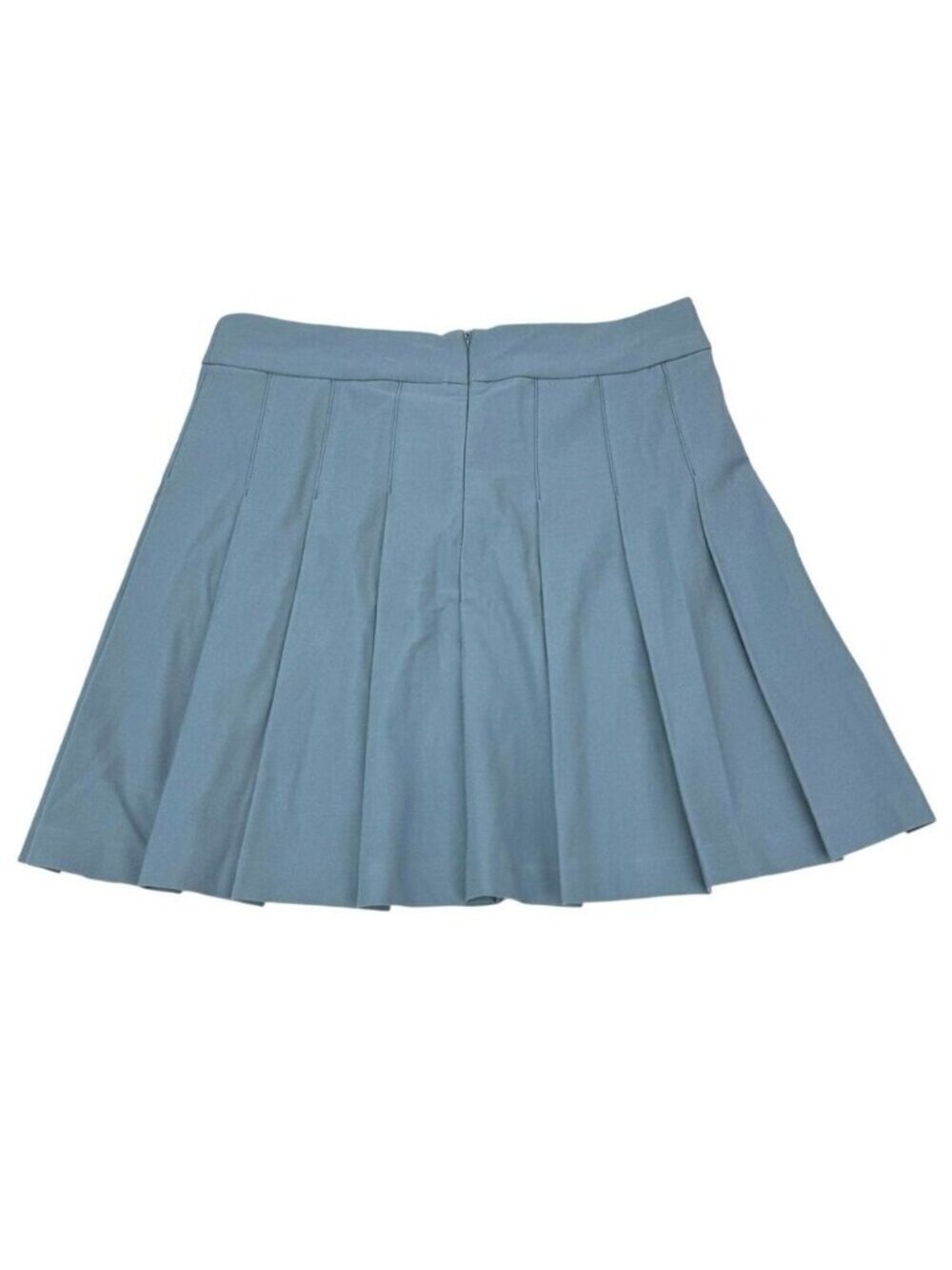 SUNDAY BEST Aritzia Olive Micro High Waisted Pleated Skirt Size 4 Blue - Picture 5 of 7